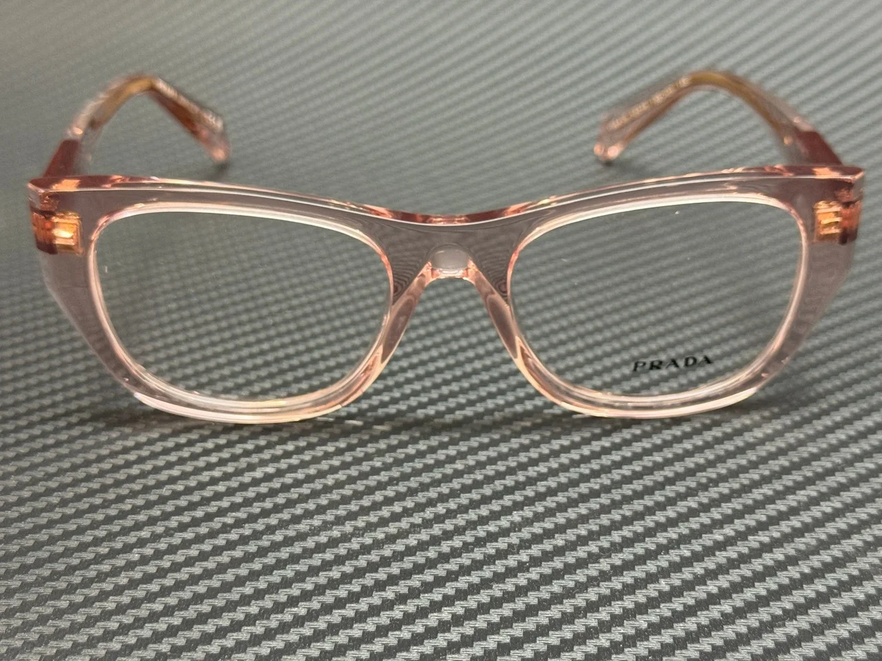 PRADA PR A18V 19Q1O1 Transparent Peach Women 3