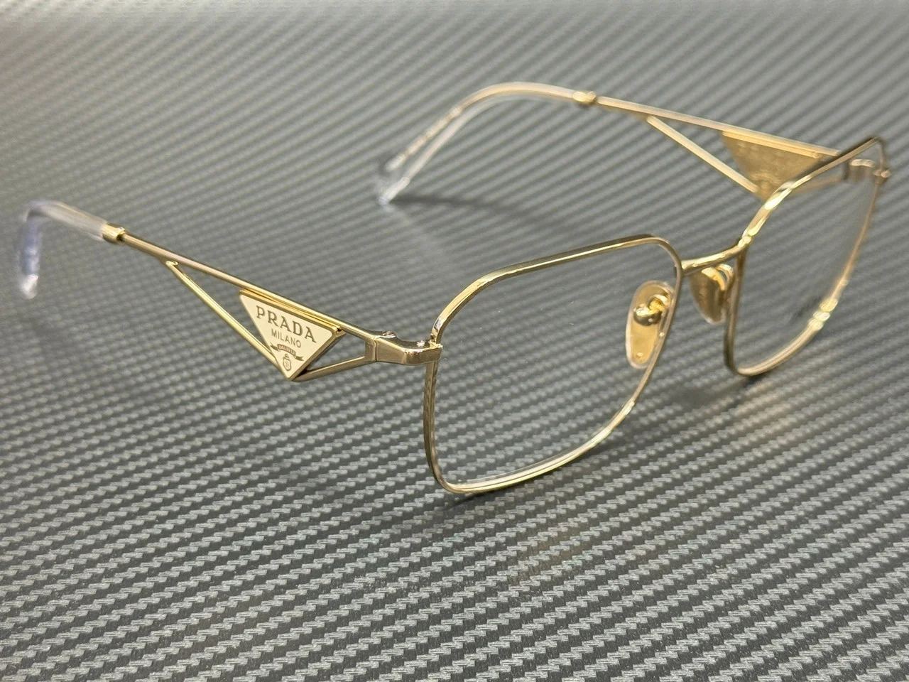 PRADA PR A51V ZVN1O1 Pale Gold Women 4